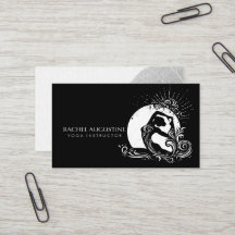 Schwarz-weißes einbändiges Yoga-Pose-Logo von King