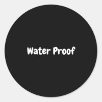 Schwarz-weißes Etikett für die wasserfreie Verpack