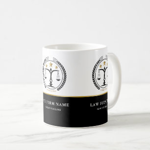 Schwarz-weißes Gold Kaffeetasse