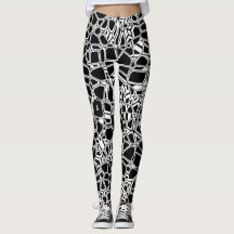 Schwarz-weißes gotisches