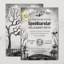 Schwarz-weißes graues Kostüm Party Spooky Hallowee