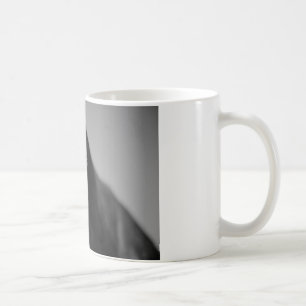 Schwarz-weißes Horseaugenkunstwerk Kaffeetasse