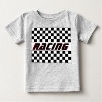 Schwarz-weißes Karo-Racing-Themenmuster