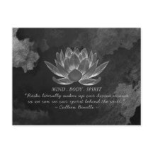 Schwarz-weißes Lotus Yoga Medizin-Diplom