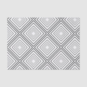 Schwarz-weißes modernes abstraktes geometrisches seidenpapier