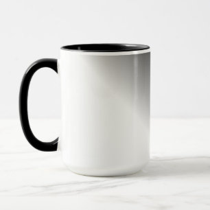 Schwarz-weißes Ombre Tasse