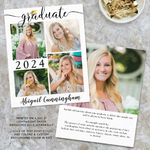 Schwarz-weißes Skript für die Ankündigung von Haus