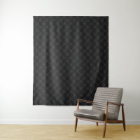 Schwarz-weißes Tartan kariertes Weihnachtsmuster