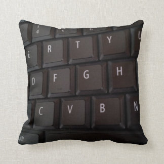Schwarz-weißes Tastatur-Kissen Kissen