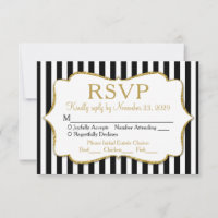 Schwarz-weißes UAWG-Hochzeitsmahl