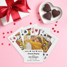 Schwarz-weißes Wedding Monogram Foto Save the Date