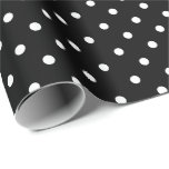 Schwarz | White Polka Dot Wrapping Paper Geschenkpapier<br><div class="desc">Dieses klassische Polka Dot Geschenkpapier ist perfekt für Ihre Geschenkwünsche! Schenken Sie sich ein Geburtstagsgeschenk, ein Babyduschgeschenk, ein Brautparty, ein Hochzeitsgeschenk oder ein Geschenk für jeden anderen besondere Anlass. Es ist auch eine wunderbare Wahl für das Packen von Papier Handwerk : Umhüllung Papier Umschläge, Packpapier Bunding, Umwickler oder Packpapier Bogen....</div>