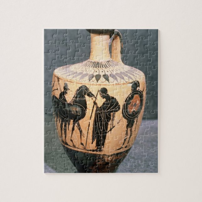 Schwarz-Zahl Dachboden-Vase, 5. Jahrhundert BC (Vertikal)