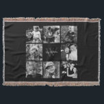 Schwarz-Zoll-FotoCollage Decke<br><div class="desc">Foto Collage.</div>