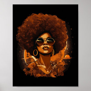 Schwarzafrikanische Frauen - Jungstelftes Schwarzg Poster