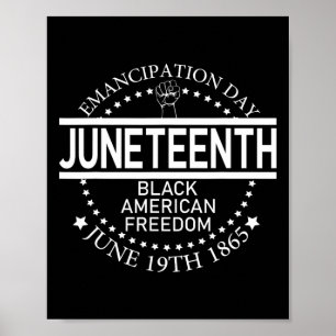 Schwarzafrikanische Junetnisch und Schwarzer Hist Poster