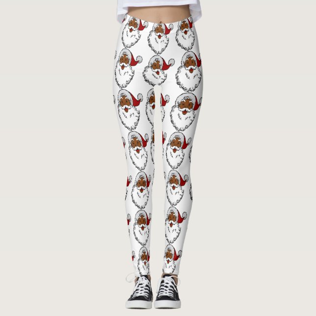 schwarzafrikanische Weihnachtslieder Leggings (Vorderseite)