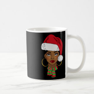 Schwarzafrikanischer Santa Afro Weihnachten Melani Kaffeetasse