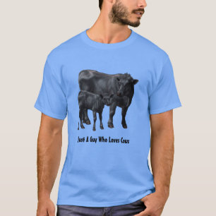 Schwarzanguskühe und Niedliches Kalb T-Shirt
