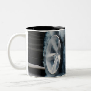 Schwarzautobahn Zweifarbige Tasse