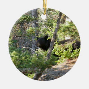 Schwarzbär bei Grand Teton Keramik Ornament