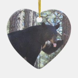 Schwarzbär Keramik Ornament