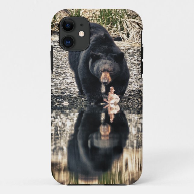 Schwarzbär-Reflexionen Case-Mate iPhone Hülle (Rückseite)