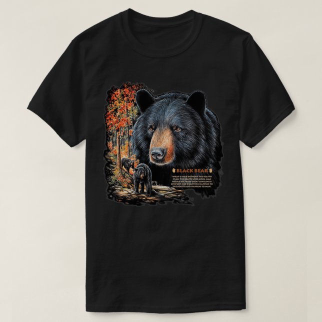 Schwarzbär T-Shirt (Design vorne)