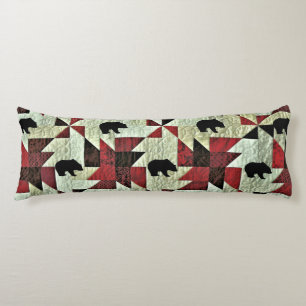 Schwarzbärenquilt Seitenschläferkissen