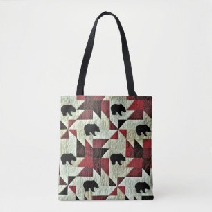 Schwarzbärenquilt Tasche