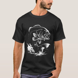 Schwarzbarschfischen T-Shirt