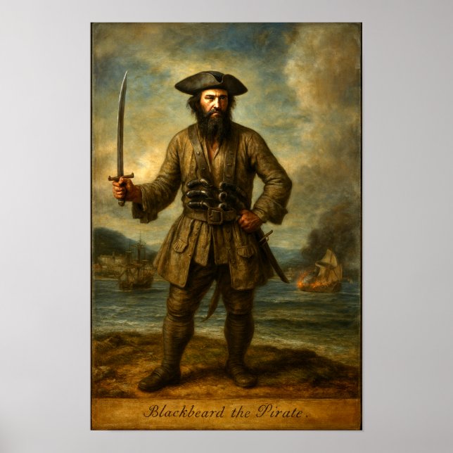 Schwarzbart Der Pirat Poster (Vorne)