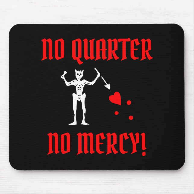 Schwarzbart der Pirate (Edward Teach) Mousepad (Vorne)