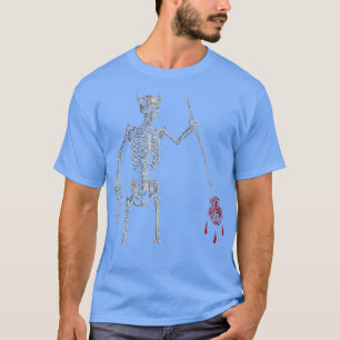 Schwarzbart Pirate Skeletts Karibische Schlachtfla T-Shirt