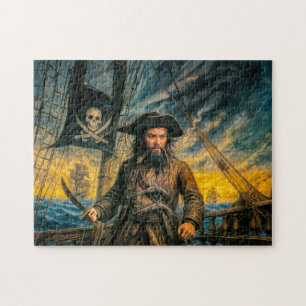 Schwarzbart-Piratensturmporträt