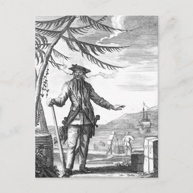 Schwarzbart Postkarte (Vorderseite)