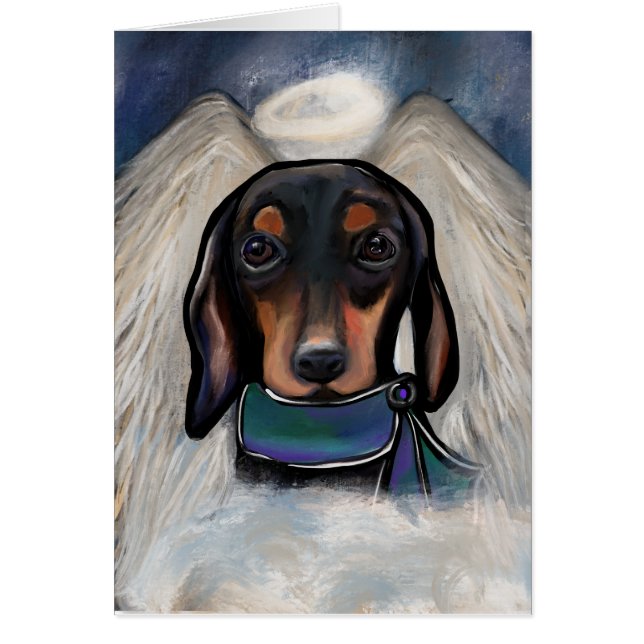 Schwarzbrauner Dachshund (Vorne)