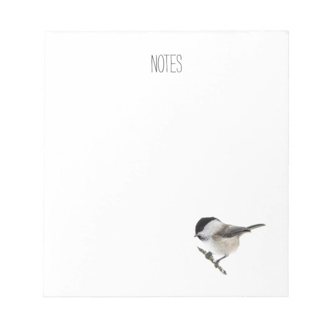 "Schwarzdeckenameise" Vogel Notizblock (Vorderseite)
