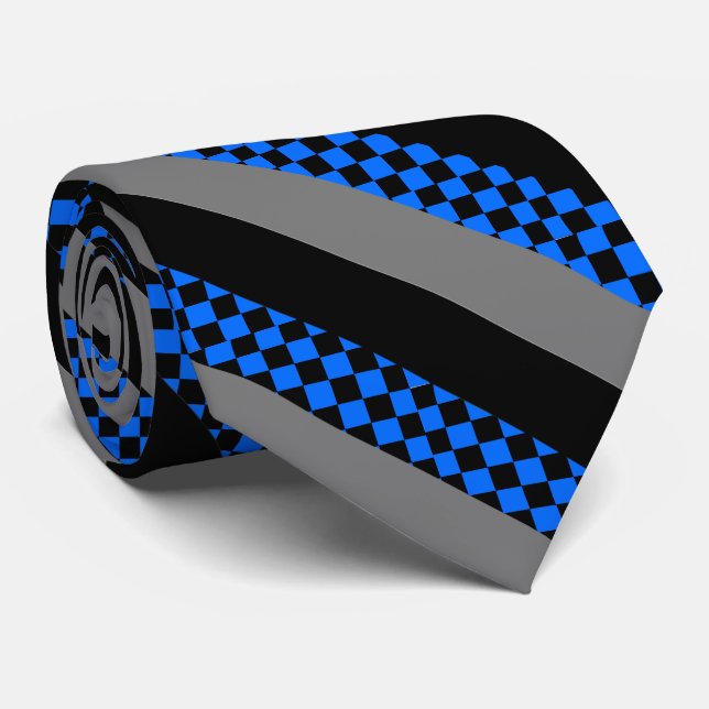 SCHWARZDIAMOND KRAWATTE (Gerollt)