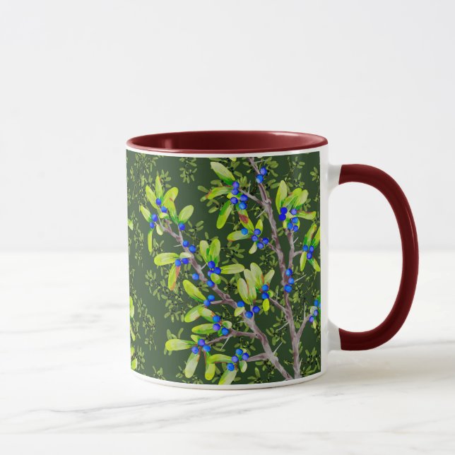 Schwarzdorn dunkelgrün tasse (Rechts)