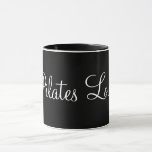 Schwarze 11 oz Combo-Tasse   Pilates Lover 4 Tasse