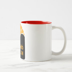Schwarze 15 oz Zwei-Tonen-Tasse Zweifarbige Tasse