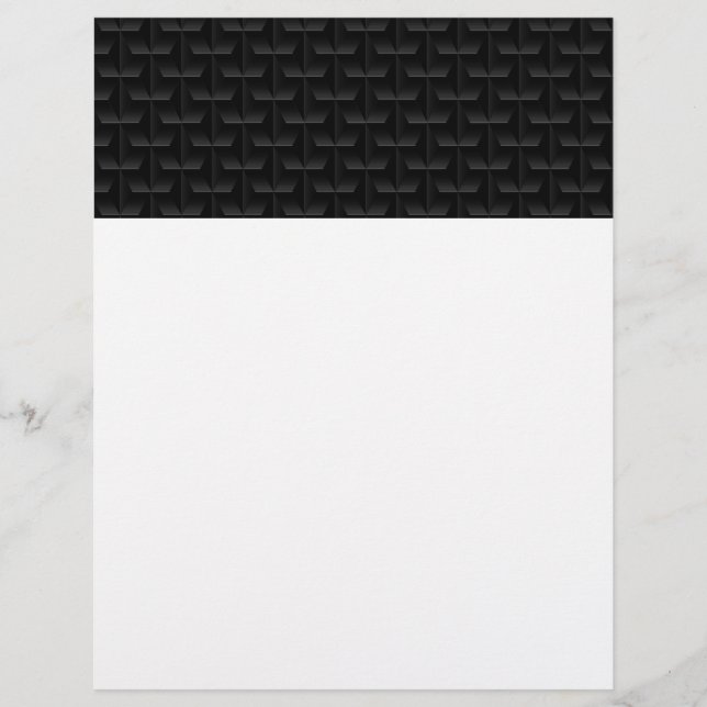 Schwarze 3D-Masche Flyer (Vorne)
