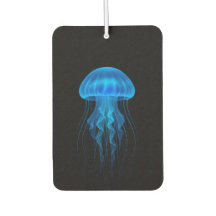 Schwarze 4 Luxe Auto-Luftverbesserer, Blaue Qualle