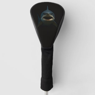 Schwarze 4 Luxe Golf Driver Hülle, Großer Weißer H Headcover