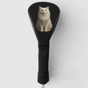 Schwarze 4 Luxe Golf Driver Hülle, Türkische Angor Headcover