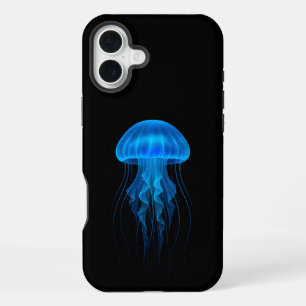 Schwarze 4 Luxe iPhone 16 Plus Hülle Mate, Blaue Q