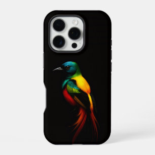 Schwarze 4 Luxe iPhone 16 Pro Case-Mate, Regenboge Hülle