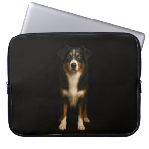 Schwarze 4 Luxe-Laptoptasche, Australischer Schäfe Laptopschutzhülle