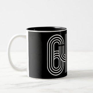 Schwarze 6453-Tasse Zweifarbige Tasse